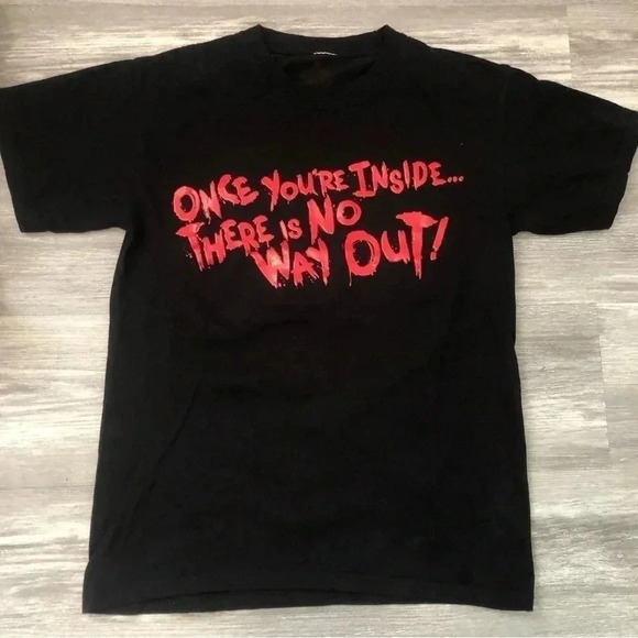 Halloween Horror Nights No Way Out Shirt sz S 2012‎ Walking Dead Silent Hill - Picture 1 of 7